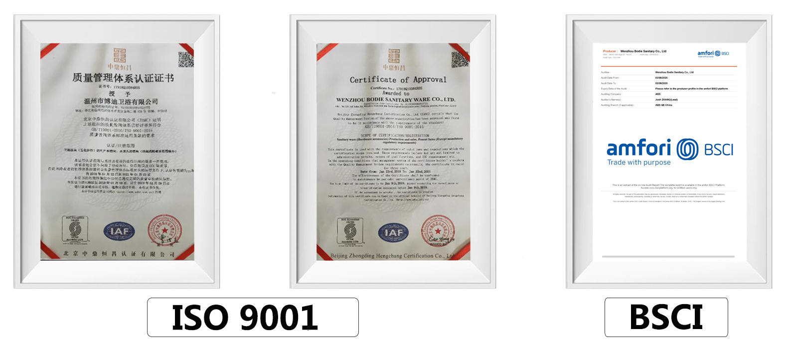 ISO 9001-BSCI